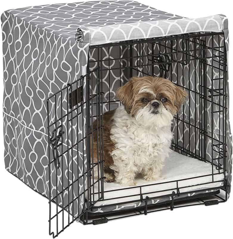 Dog in a Crate