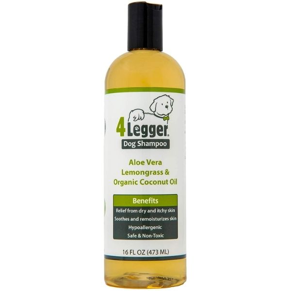 4Legger USDA Certified Organic Dog Shampoo - Hypoallergenic