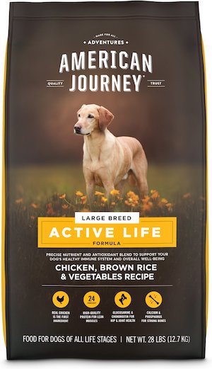 American Journey Active Life Formula Large Breed Chicken, Brown Rice & Vegetables Recipe Dry Dog Food