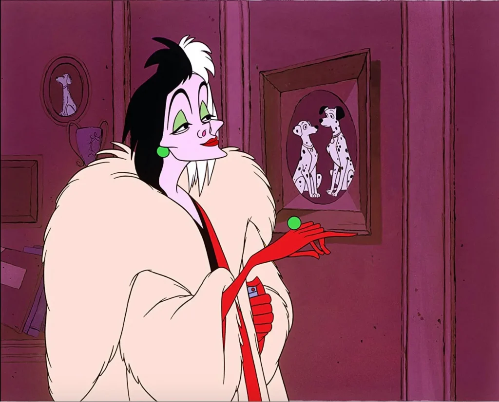 Cruella de Vil in One Hundred and One Dalmatians