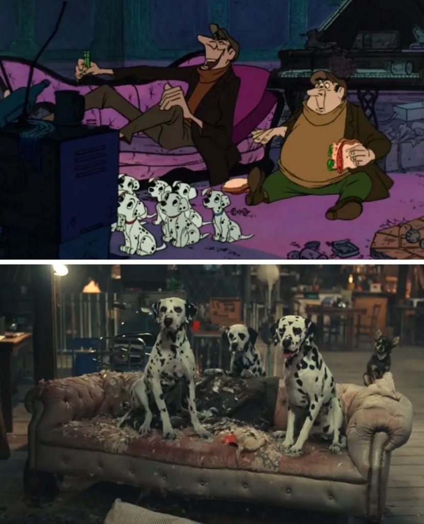 Dalmatians Watching TV in Cruella vs 101 Dalmatians