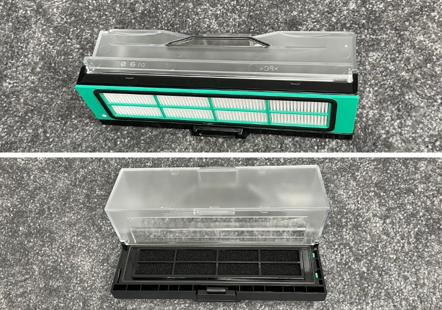 Dustbin Storage With Removable HEPA Filter