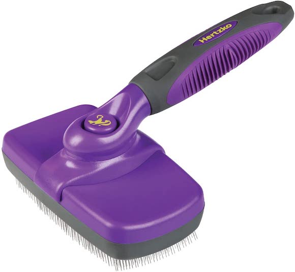 Hertzko Self-Cleaning Slicker Brush for Dogs