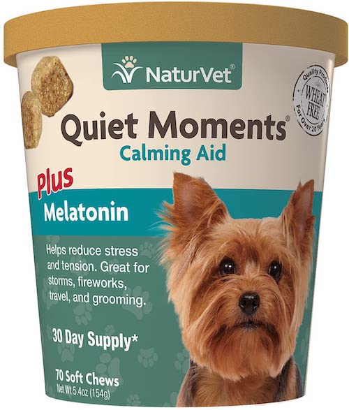 NaturVet Quiet Moments Dog Calming Supplement