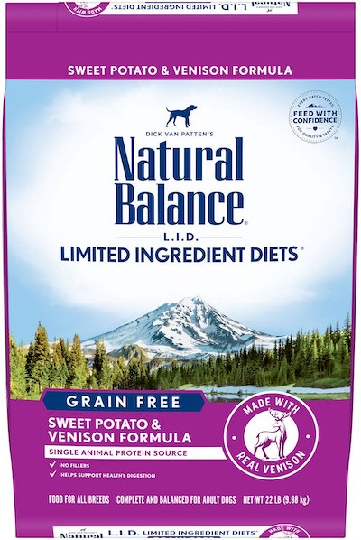Natural Balance L.I.D. Limited Ingredient Diets Grain-Free Sweet Potato & Venison Formula Dry Dog Food