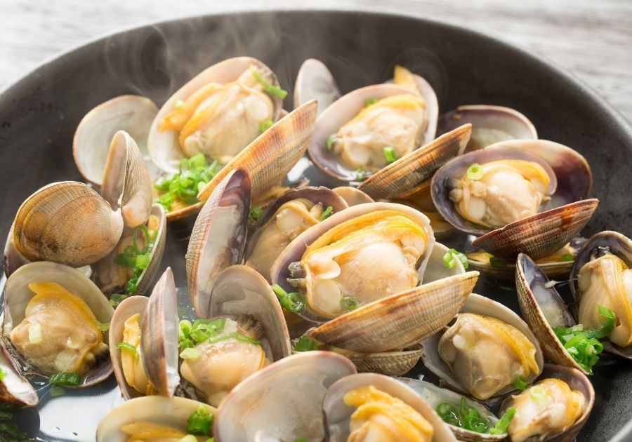 Pot of Steamed Clams