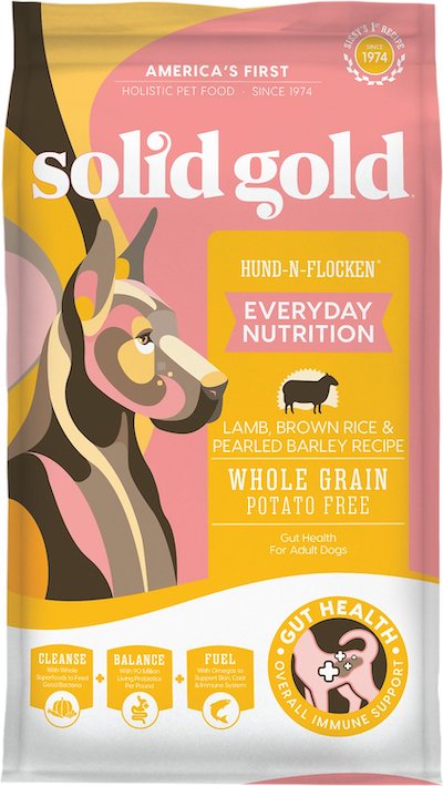 Solid Gold Hund-n-Flocken Lamb, Brown Rice & Pearled Barley Recipe Whole Grain Adult Dry Dog Food