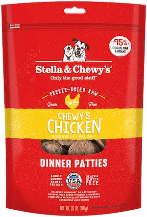 Stella & Chewy's Chewy's Chicken Dinner Patties Freeze-Dried Raw Dog Food