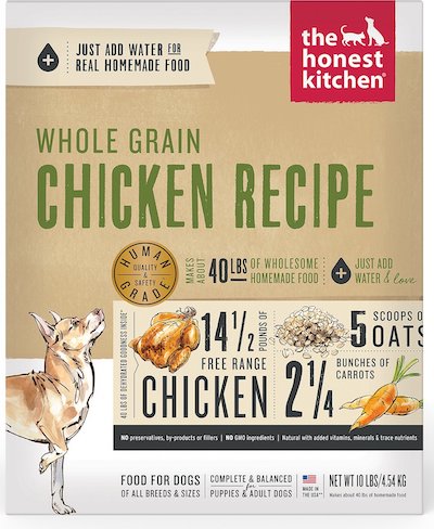 The Honest Kitchen Whole Grain Chicken Recipe Dehydrated Dog Food