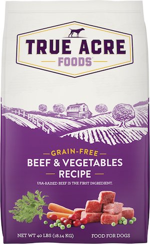 True Acre Foods Grain-Free Beef & Vegetable Dry Dog Food