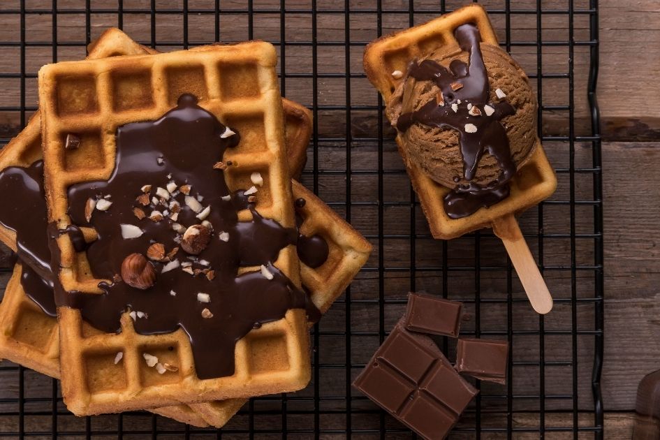 Waffles With Chocolate