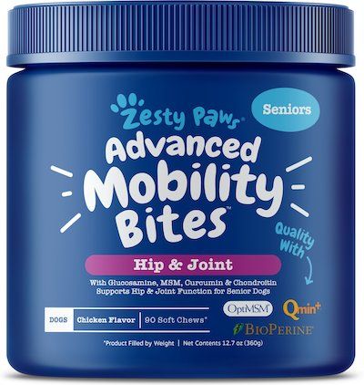 Zesty Paws Senior Advanced Glucosamine for Dogs