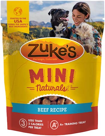 Zuke's Mini Naturals Beef Recipe Dog Treats